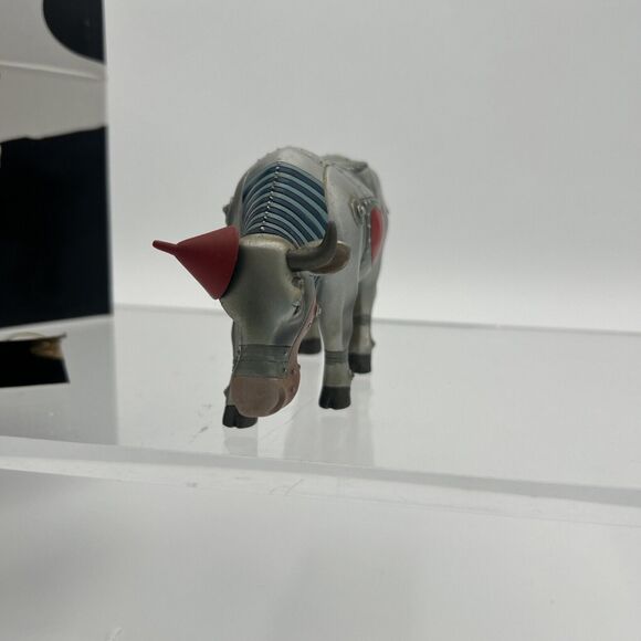 2002 Cow Parade Wizard of Oz Tin Man Cow No. 7242 w/ Box - Picture 13 of 14